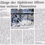 Klänge der Alphörner - Templiner Zeitung vom 16.10.12